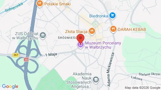 Gewerbeflächen zur Miete i Wałbrzych – Foto von Google Street View