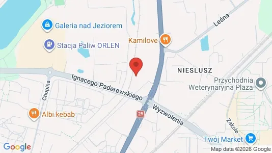 Lokaler til leje i Konin - kort over placeringen