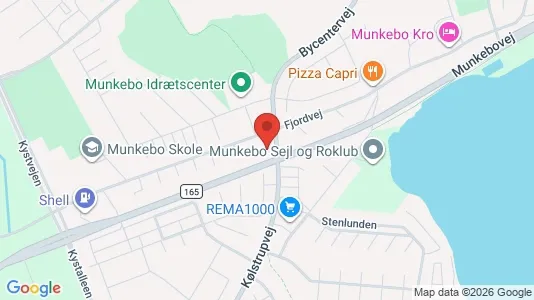 Propiedades comerciales En venta i Munkebo - kort over placeringen