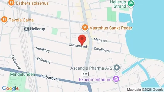 Nieruchomości komercyjne Do wynajęcia i Hellerup - kort over placeringen