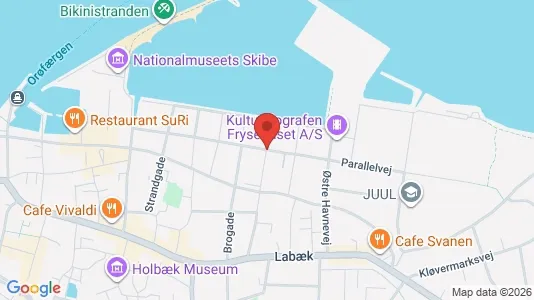 Gewerbeflächen zur Miete i Holbæk – Foto von Google Street View