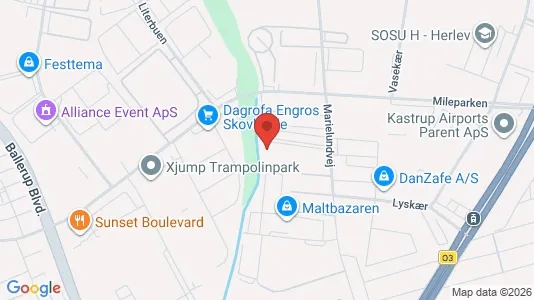 Nieruchomości komercyjne Do wynajęcia i Herlev - kort over placeringen