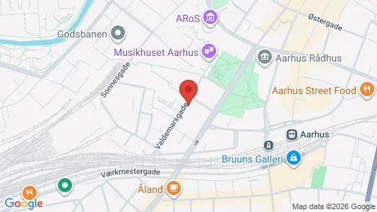 Commercial properties for rent i Aarhus C - Photo from Google Street View