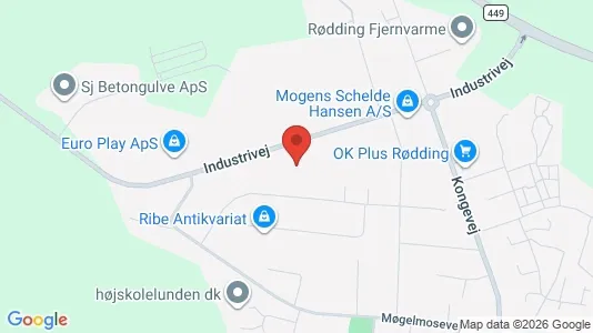 Propiedades comerciales En alquiler i Rødding - Foto de Google Street View