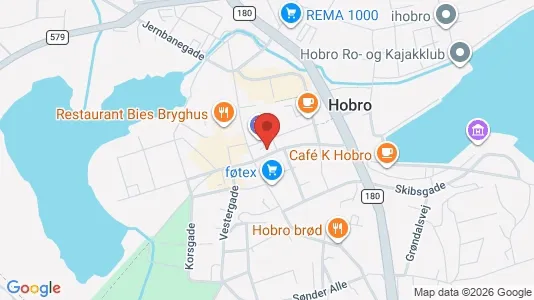 Commercial properties for rent i Hobro - Photo from Google Street View