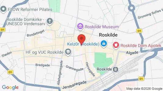 Gewerbeflächen zur Miete i Roskilde - kort over placeringen