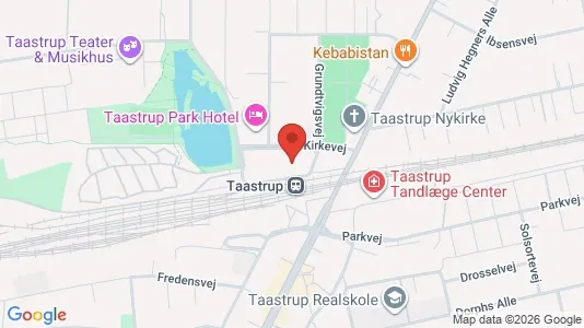 Commercial properties for rent i Taastrup - kort over placeringen