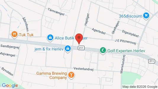 Commercial properties for rent i Herlev - kort over placeringen
