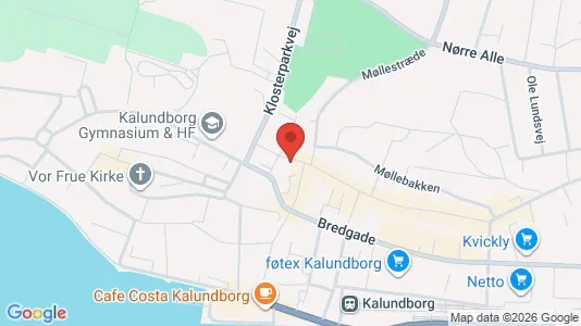 Commercial properties for rent i Kalundborg - kort over placeringen