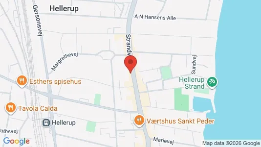 Bedrijfsruimtes te huur i Hellerup - Foto uit Google Street View