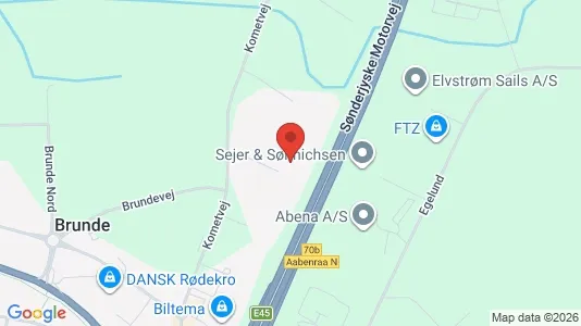 Commercial properties for rent i Rødekro - Photo from Google Street View