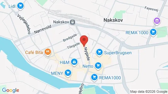 Lokaler til leje i Nakskov - Foto fra Google Street View