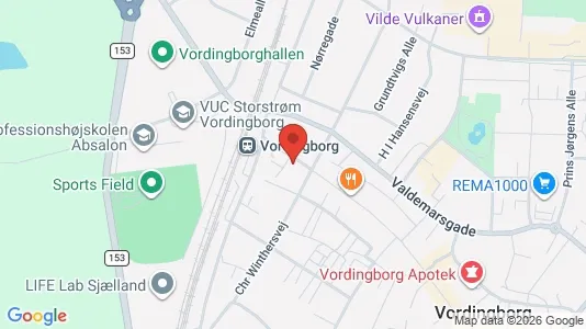 Lokaler til leje i Vordingborg - Foto fra Google Street View