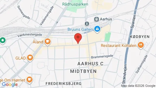 Commercial properties for rent i Aarhus C - Photo from Google Street View