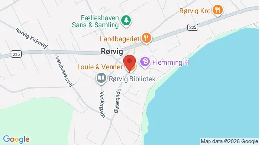 Lokaler til leie i Rørvig - kort over placeringen