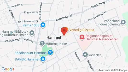 Lokaler til leje i Hammel - Foto fra Google Street View