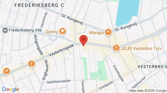 Liikekiinteistöt Vuokrattavana i Vesterbro - kort over placeringen