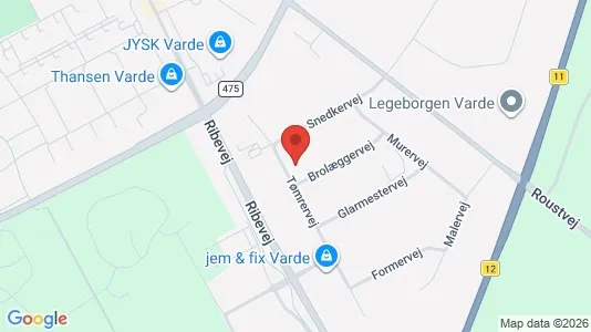 Lokaler til leje i Varde - Foto fra Google Street View