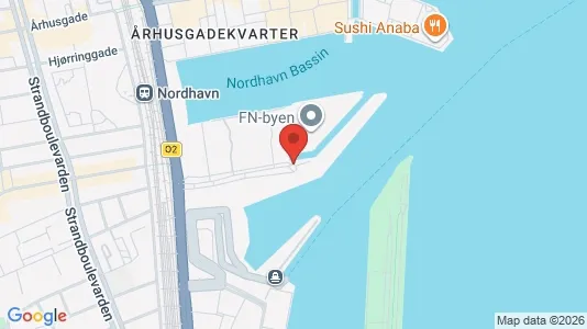 Commercial properties for rent i Østerbro - kort over placeringen