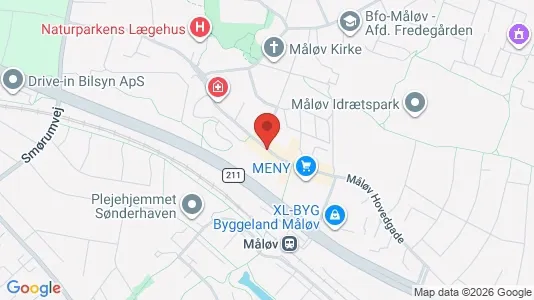 Commercial properties for rent i Måløv - kort over placeringen