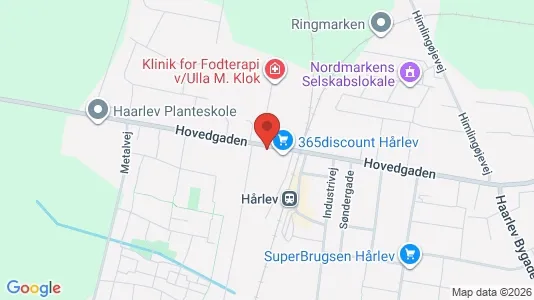 Lokaler til leje i Hårlev - Foto fra Google Street View