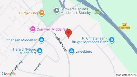 Lokaler til leje i Middelfart - Foto fra Google Street View