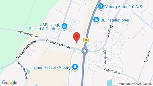 Gewerbeflächen zur Miete i Viborg – Foto von Google Street View