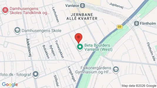 Lokaler til leie i Vanløse - kort over placeringen