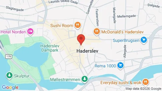 Gewerbeflächen zur Miete i Haderslev – Foto von Google Street View