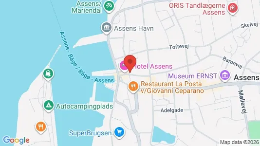 Gewerbeflächen zur Miete i Assens – Foto von Google Street View