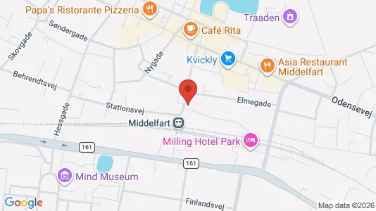 Gewerbeflächen zur Miete i Middelfart – Foto von Google Street View