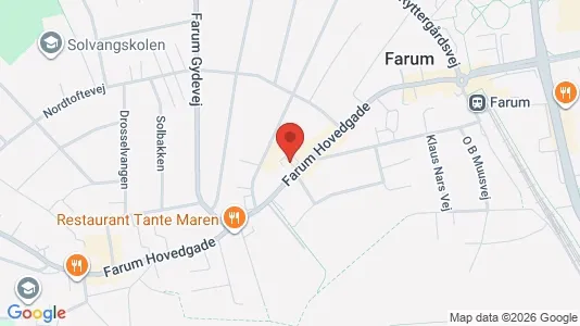 Commercial properties for rent i Farum - kort over placeringen
