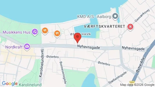 Gewerbeflächen zur Miete i Aalborg – Foto von Google Street View