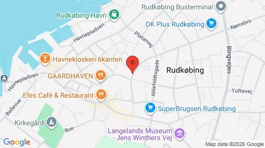 Lokaler til leie i Rudkøbing – Bilde fra Google Street View