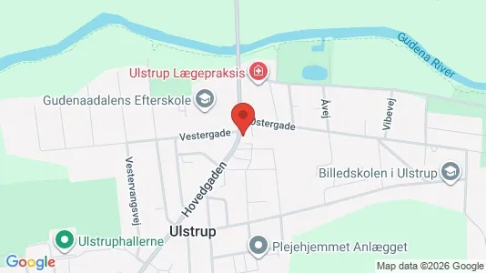 Lokaler til leje i Ulstrup - Foto fra Google Street View