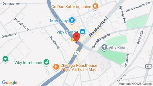Commercial properties for rent i Viby J - kort over placeringen