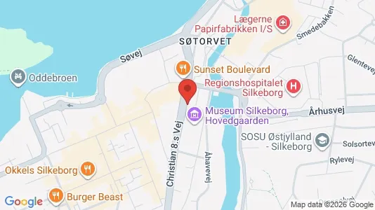 Gewerbeflächen zur Miete i Silkeborg – Foto von Google Street View