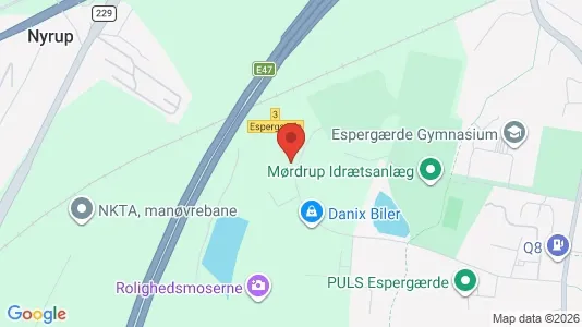 Commercial properties for rent i Espergærde - kort over placeringen