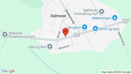 Propiedades comerciales En alquiler i Dalmose - kort over placeringen