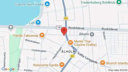 Commercial properties for rent i Valby - kort over placeringen