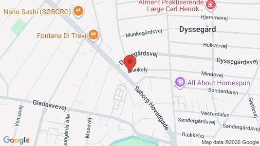 Lokaler til leje i Dyssegård - Foto fra Google Street View