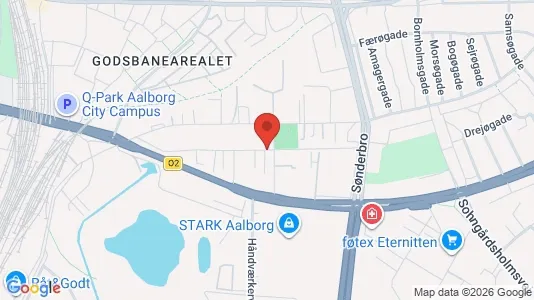 Propiedades comerciales En alquiler i Aalborg - kort over placeringen
