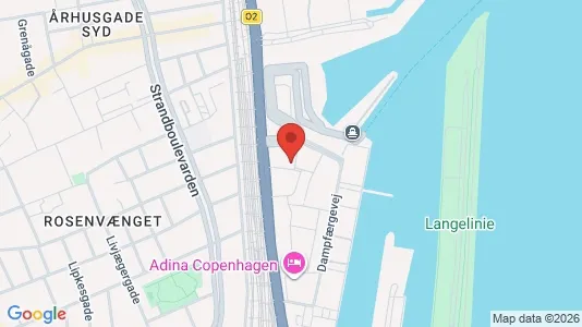 Lokaler til leie i Østerbro - kort over placeringen
