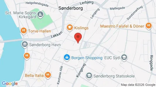 Commercial properties for rent i Sønderborg - Photo from Google Street View