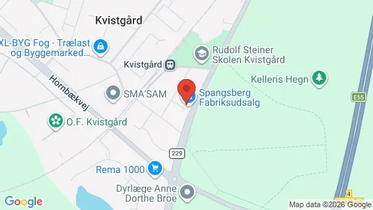 Nieruchomości komercyjne Do wynajęcia i Kvistgård - kort over placeringen