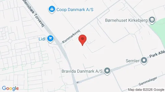 Commercial properties for rent i Brøndby - kort over placeringen