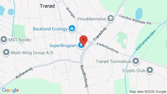 Commercial properties for rent i Vedbæk - kort over placeringen