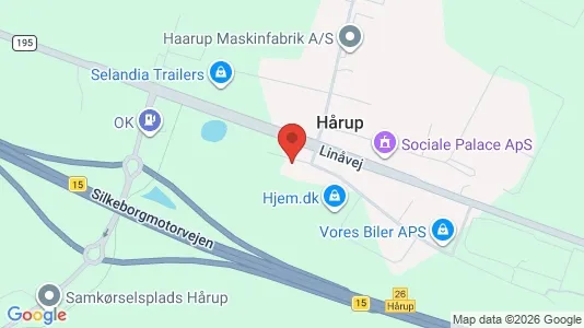 Bedrijfsruimtes te huur i Silkeborg - kort over placeringen