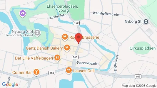 Lokaler til leje i Nyborg - Foto fra Google Street View