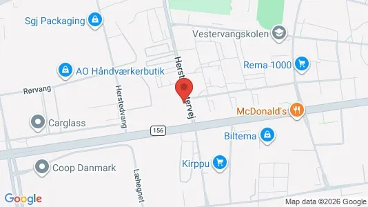 Gewerbeflächen zur Miete i Glostrup – Foto von Google Street View